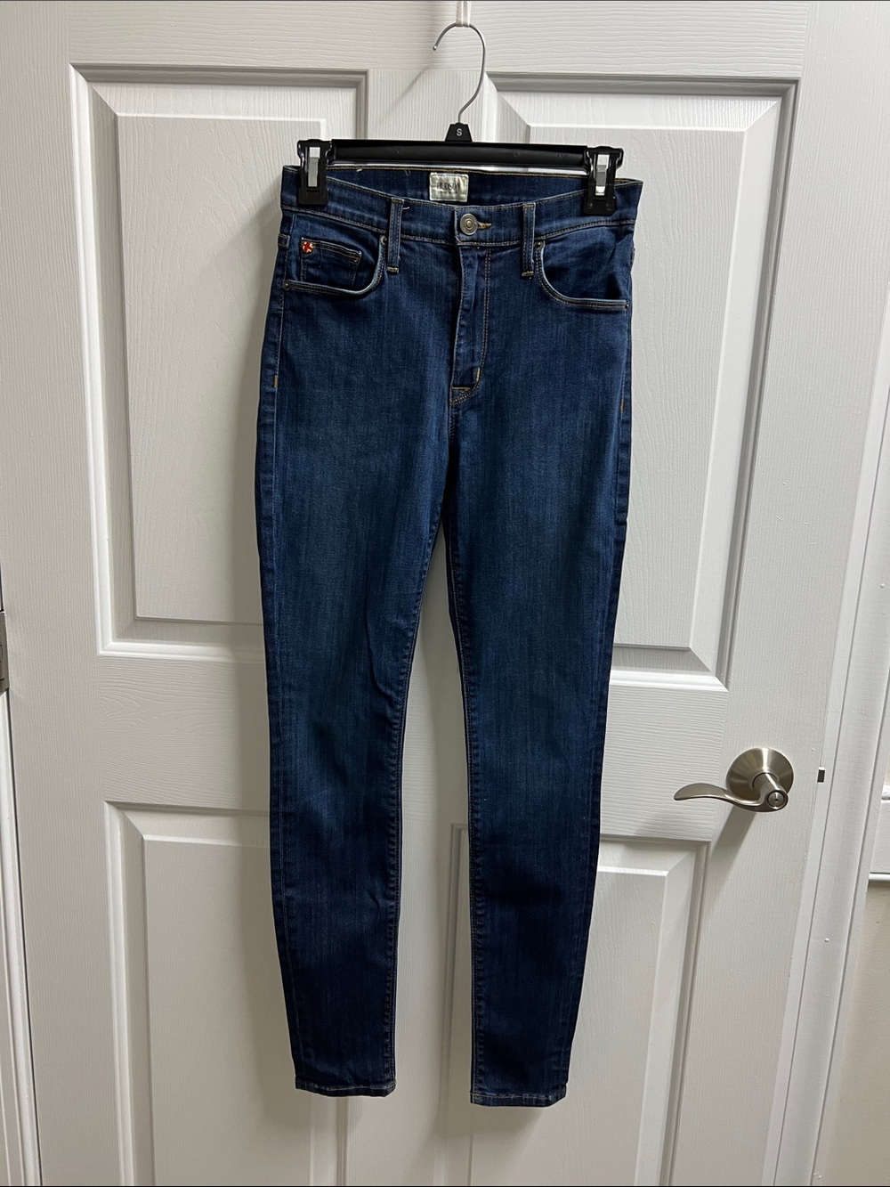 Hudson Jeans Women's Skinny Dark Indigo high waist barbara 26 inseam 29 576